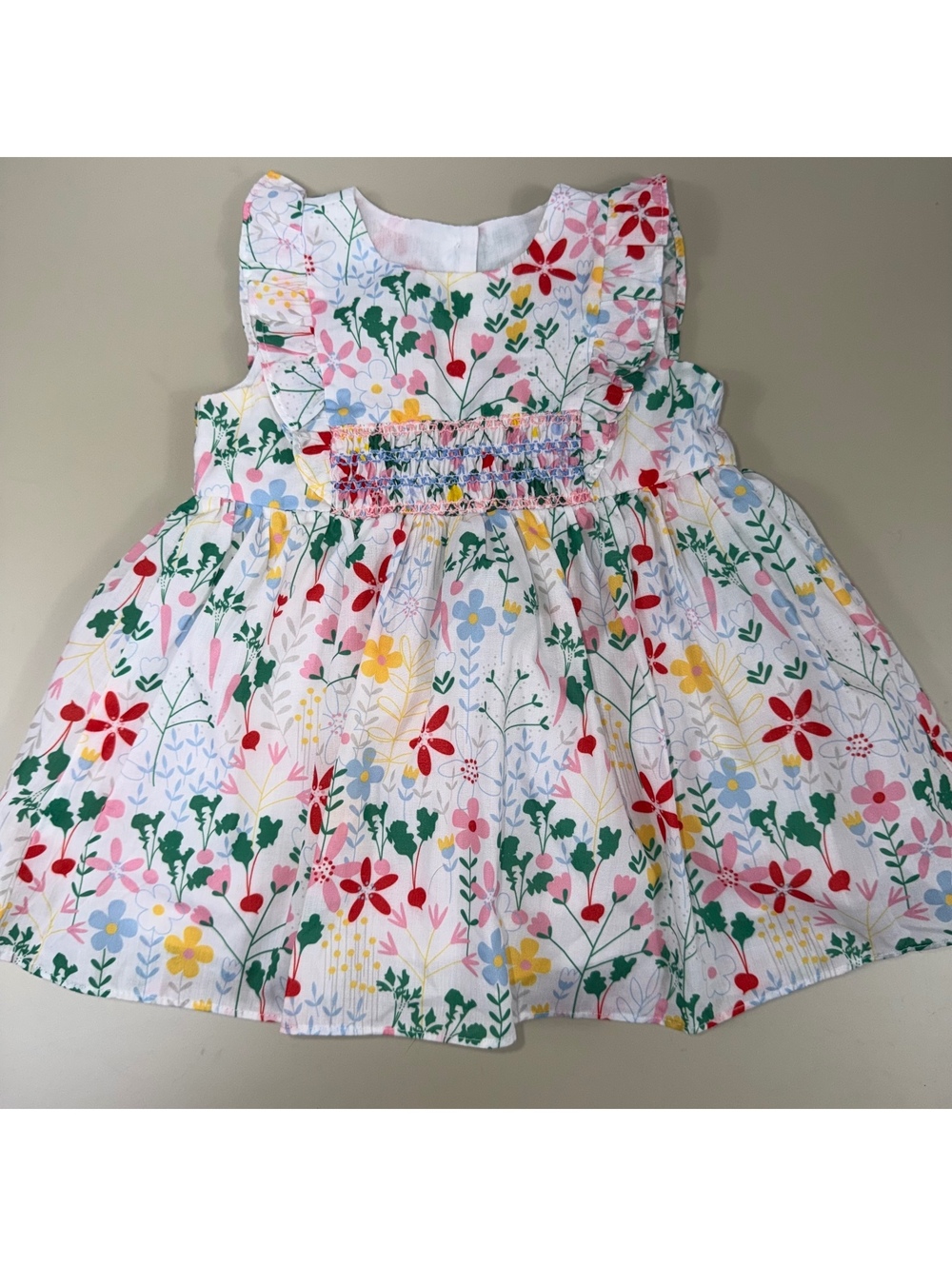 Rare Editions Baby Girl Floral Dress 3-6M